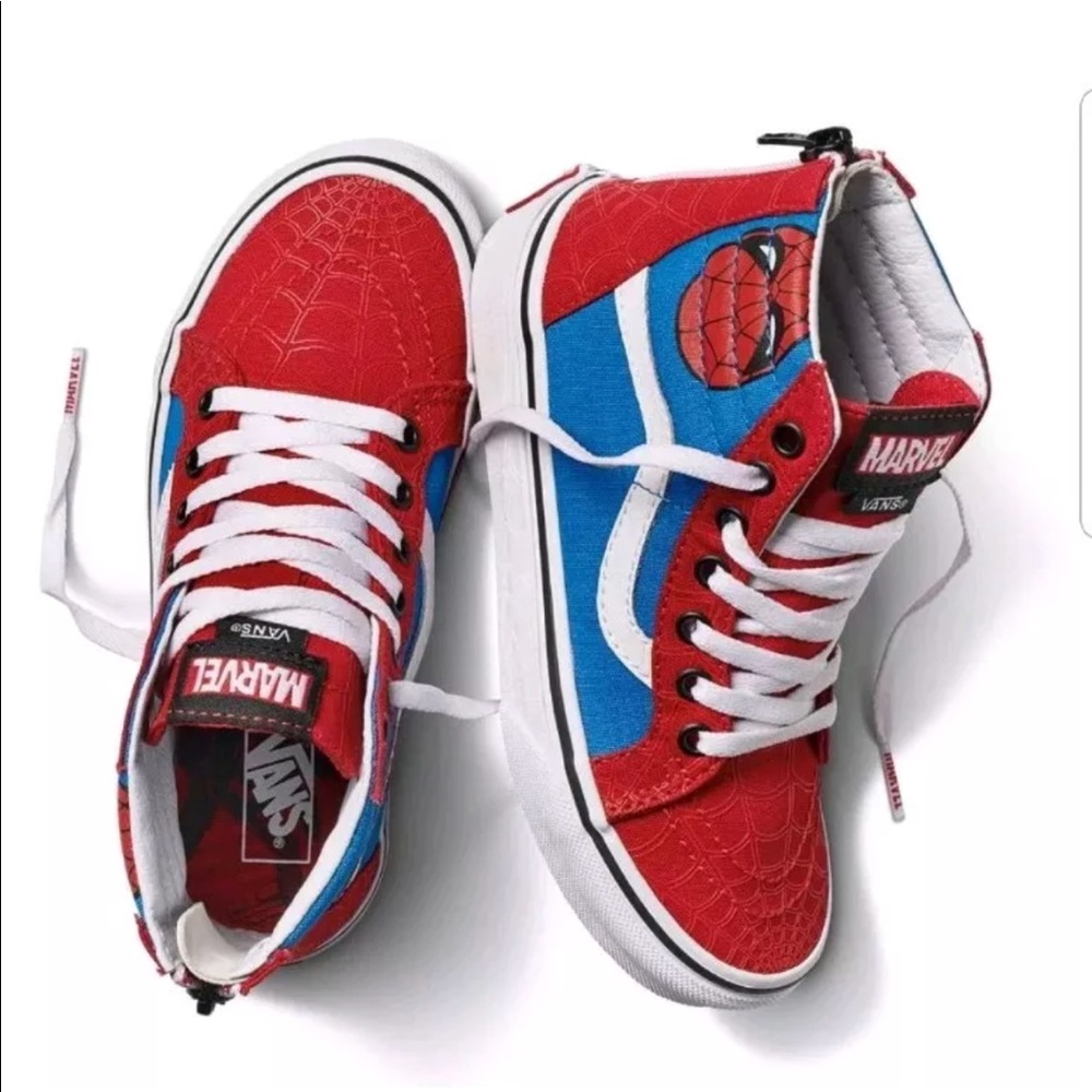 Vans SK8 Hi Zip Marvel Spider-Man toddler shoes